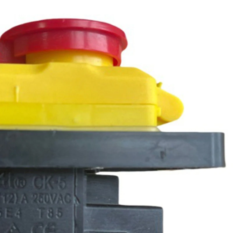AB15-CK5 AC250V 4-Pin Start Stop No Volt Release مفتاح بـزر دفع مشترك لآلات الخشب والأشغال المعدنية