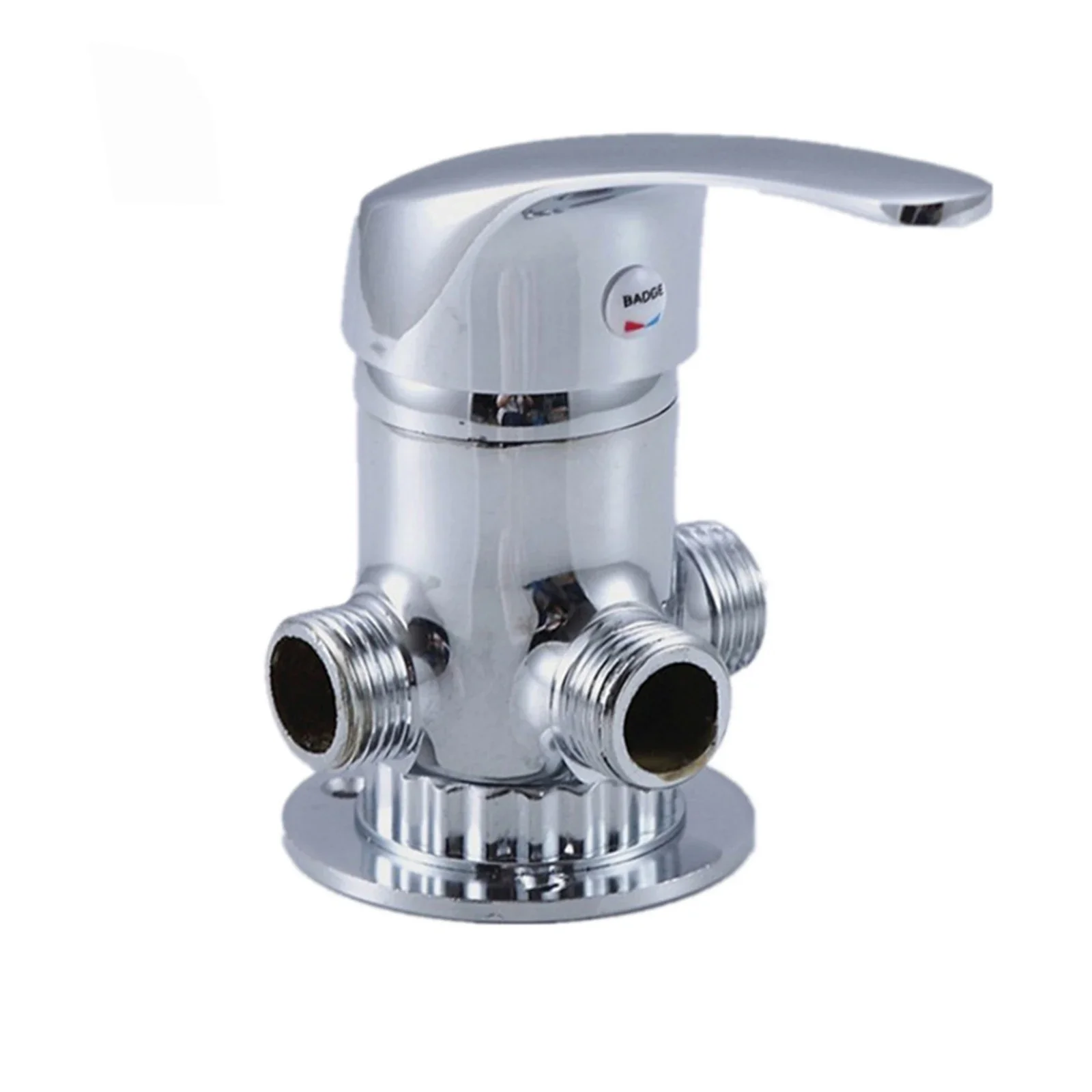 

Brand New Mixer Angle Valve Angle Valve Silver Color 1pc 3 Way Alloy G1/2in Interface For Toilet Bidet Bathroom