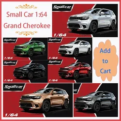 Small Car Diecast 1:64 Scale Grand Cherokee Alloy Car Model Static Collection Decorated Holiday Gifts Toys