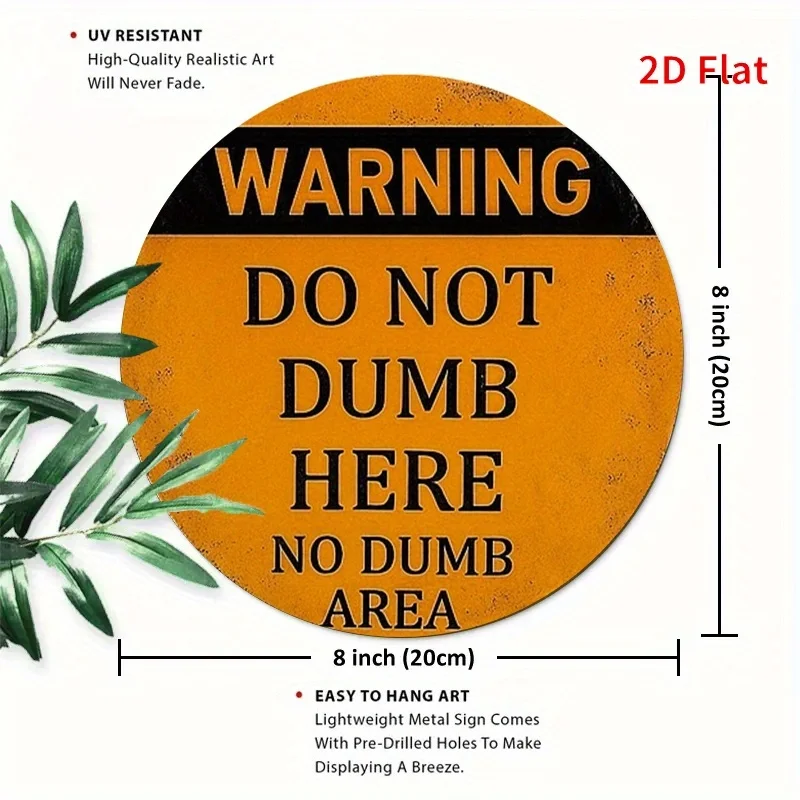 2D Flat Printing, 1pc, No Silly Things Are Allowed Here, Suitable for Home Cafe or Farmhouse Decoration, Ideal Gift for Hallowee