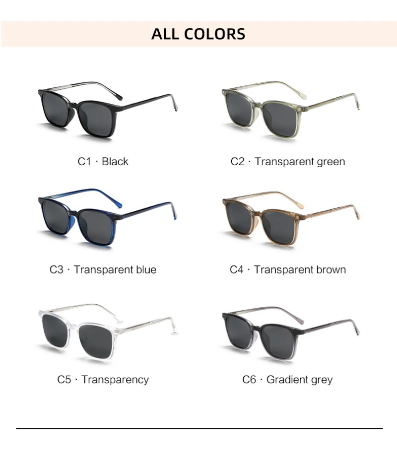 BEMORE Square Acetate Clip on Prescription Glasses Women Polarized UV400 Magnetic Sun Presbyopic Optical Graduated Glasses