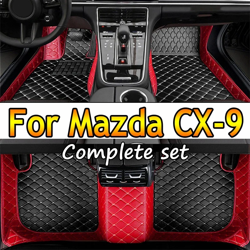 

Car Floor Mats For Mazda CX-9 TC 2016~2022 CX9 CX 9 Waterproof Rugs Carpet Leather Mat Interior Parts Car Accessories 2017 2018