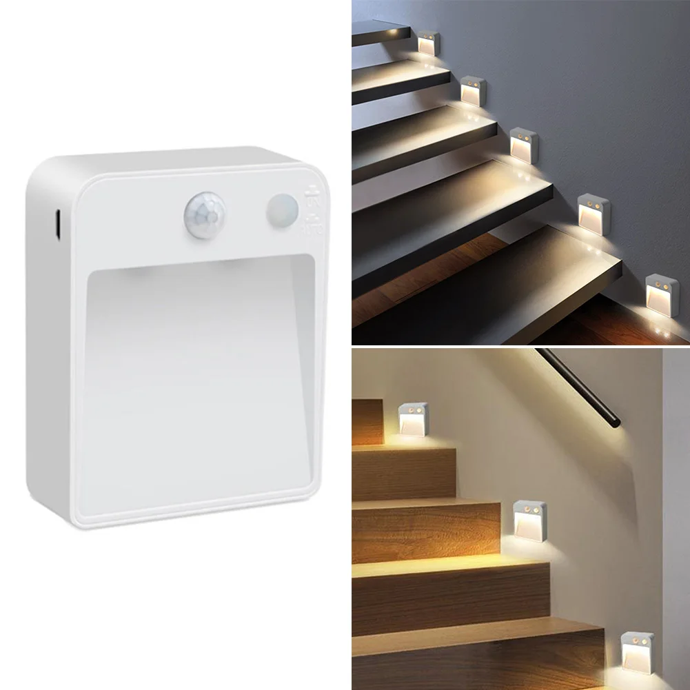 LED Night Light Motion Sensor Light For Home Bathroom Stair Hallway Wardrobe Cupboard Hallways Lighting