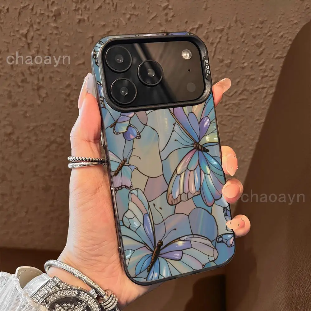 

Patchwork butterflies Phone Case case for iPhone17 16 15 14 13 12 11 Pro/ Max/Plus shock-proof rear cover anti-fingerprint