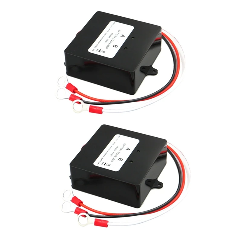 

2Pcs HA01 Solar Battery Voltage Equalizer For 24V Lead-Acid Gel Battery Stable Battery Solar System