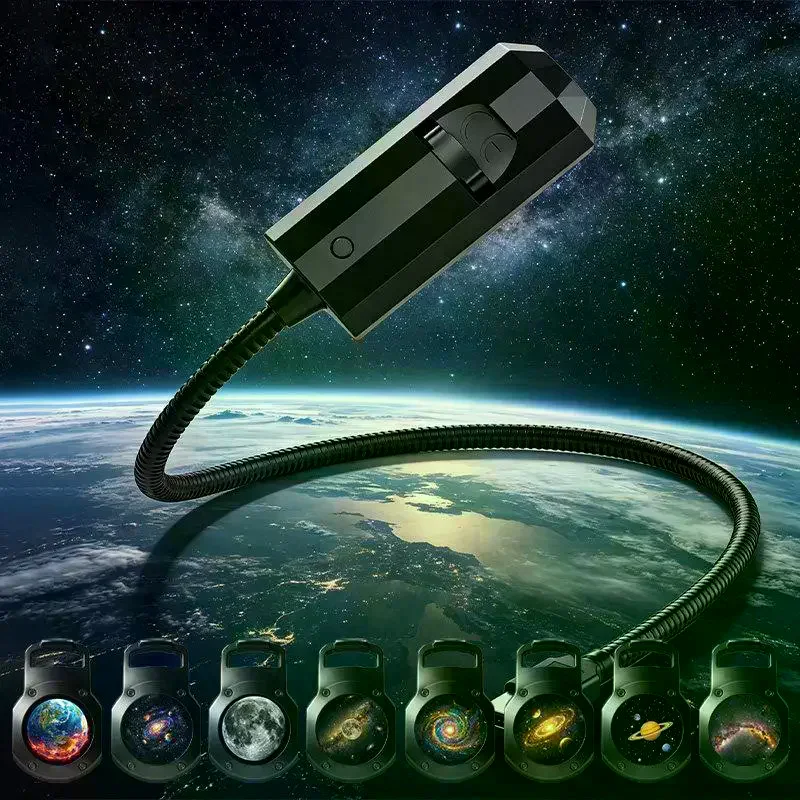 /PFU/USB Starry Sky Projector Light 8 Starry Sky Projections Photo Background Decoration Light Room Night Light