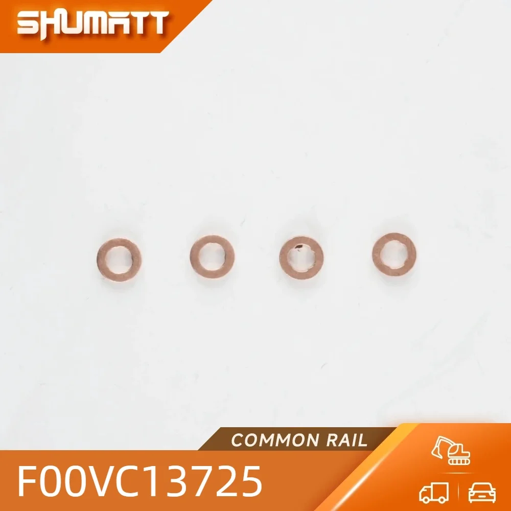 100PCS Dimensions 13x7x2.5mm China Made New High Quality F00VC13725 Fuel injector Copper Washer With Gears