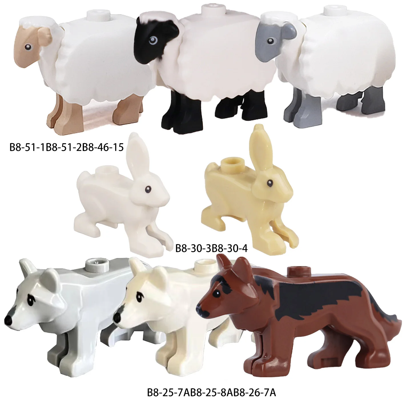BRICKPANDA MOC Meerestiere Bausteine Meereszene Hai Oktopus Mantarochen Clownfisch Wal Krabbe Schildkröte Bausteine Spielzeug Kindergeschenk 4