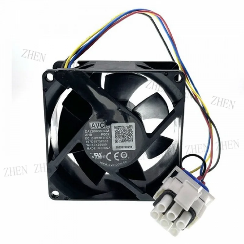 Y Y DAZB0838RCM-PG02 DAZB0838RCM for  AVC 8038 80MM 13.6V 0.17A Waterproof Humidifier Fan