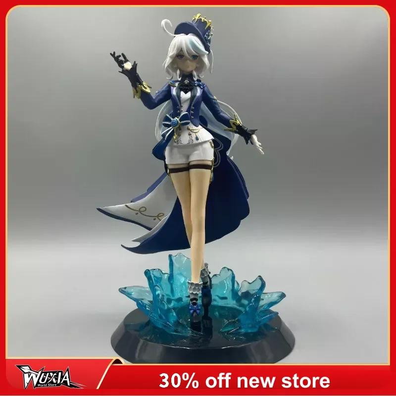 28Cm Genshin Impact Furina Actiefiguur Anime Personages Kawaii Meisje Pop Ornamenten Collectie Desktop Display Cadeau Speelgoed