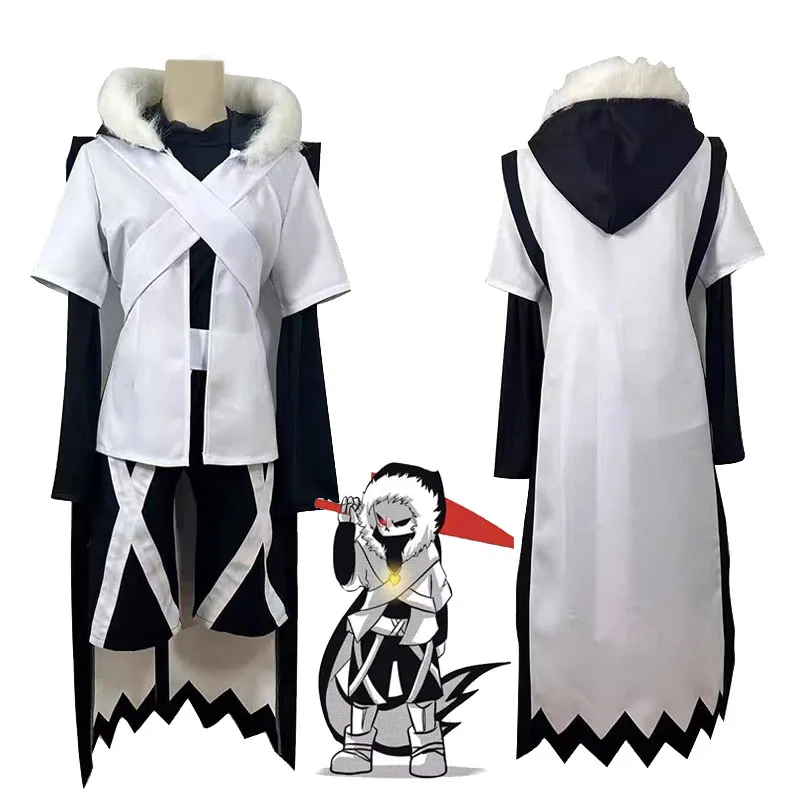 ゲーム Undertale XTALE クロスサンコスプレ衣装大人の制服セット襟