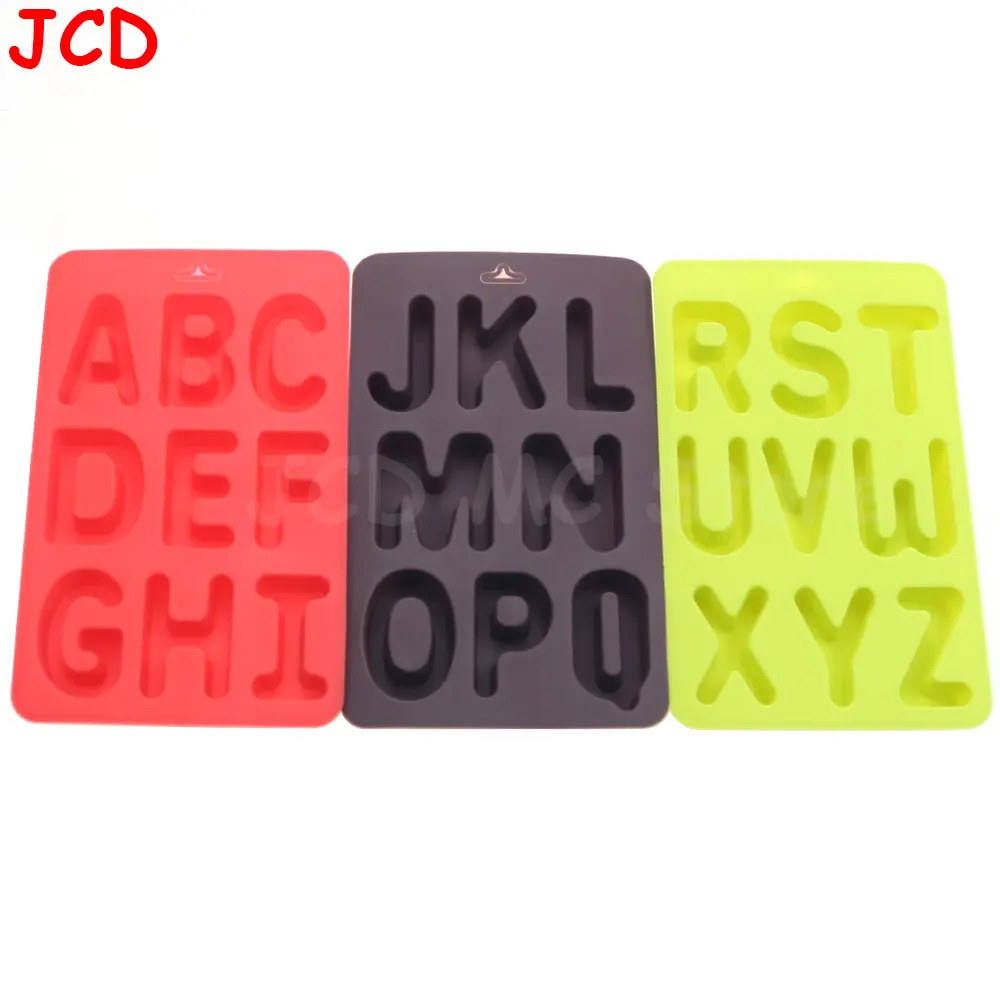 English Alphabet Silicone Mold A-Z Large Letters Chocolate Candy Cake Birthday Party Cake Decoration Baking Tools