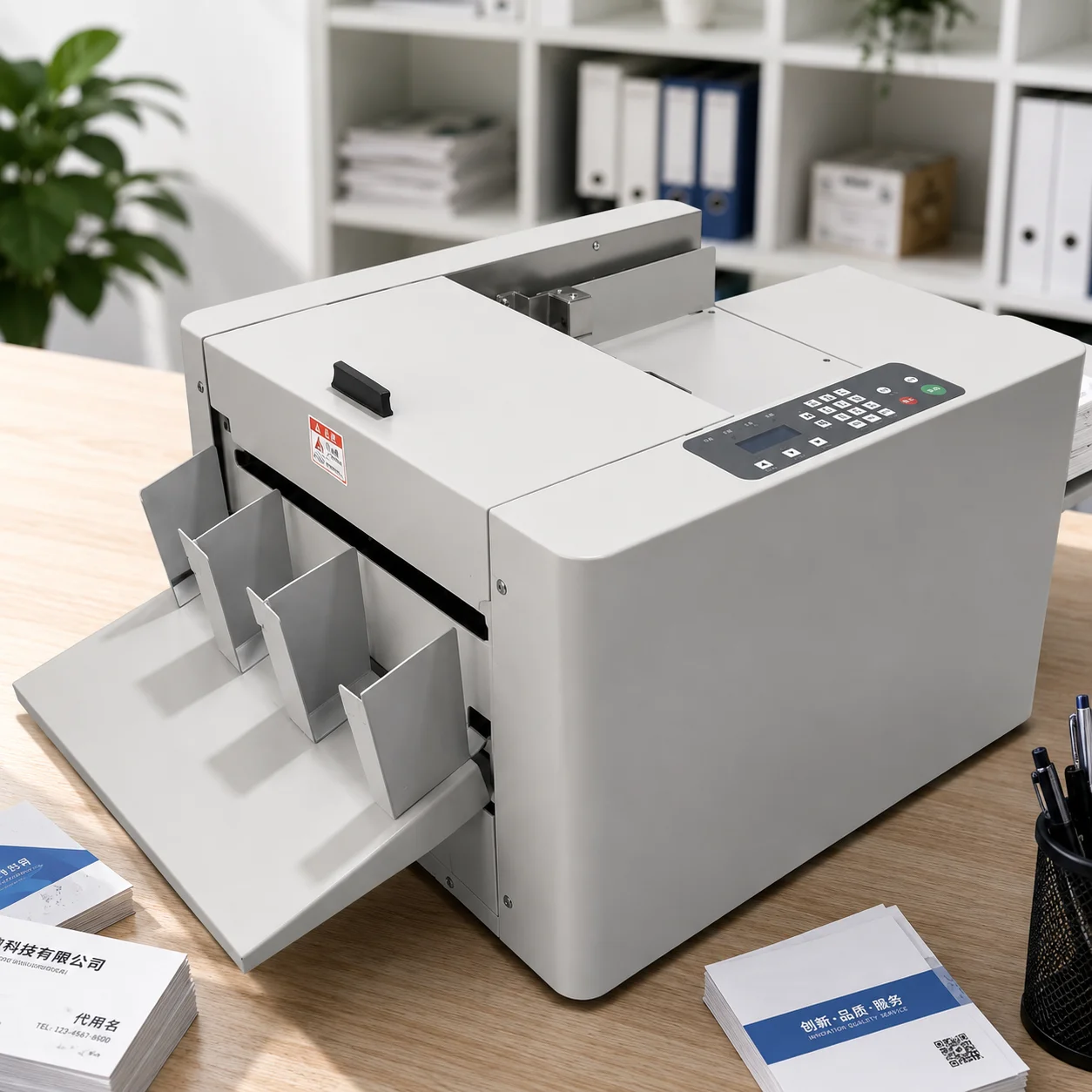 

CCA330 Automatic Business Card Cutting Machine Digital Card Slitter Name Card Cutter For Business Cards And Greeting Cards
