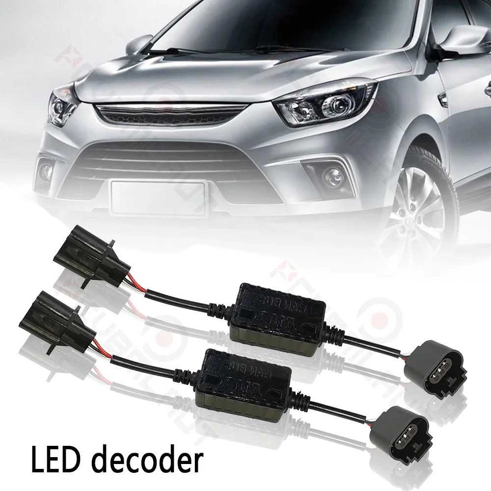 CHUSYYRAY 2pcs 200913-H7 LED Headlight Decoder Error Free LED Canbus Decoder Resistor Car Headlamp Canceller Anti Flicker