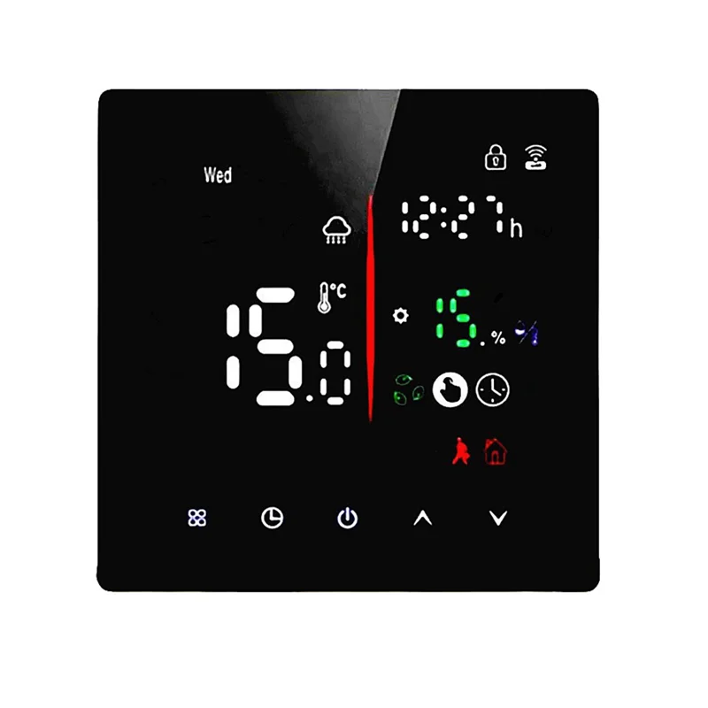 A39Q-Tuya Wifi Smart Thermostat Programmable Thermostat For House 16A Electric Heating Voice Control Via Google Home & Alexa