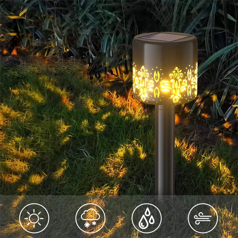 

Galaxy Solar Lawn Light Outdoor LED Landscape Lighting Solar Waterproof for Sidewalk Terrace Courtyard Warm Color