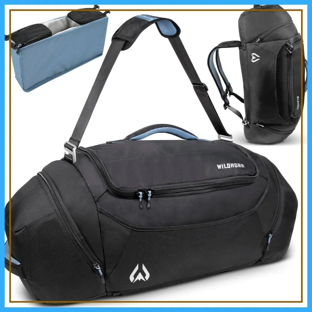 

70L MTB Duffle Bag for Travel - Lightweight & Durable Gym Bag for Women & Men. Ideal for Biking, Motorcycle, and Sports