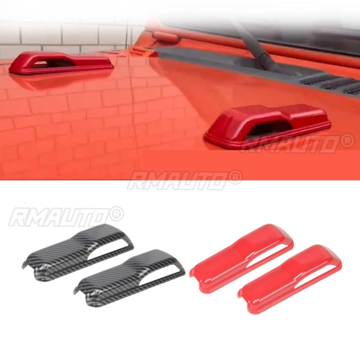 

Engine Hood Decoration for JL Wrangler JT Gladiator Pickup 2018-2024 Body Kit Car Accessories