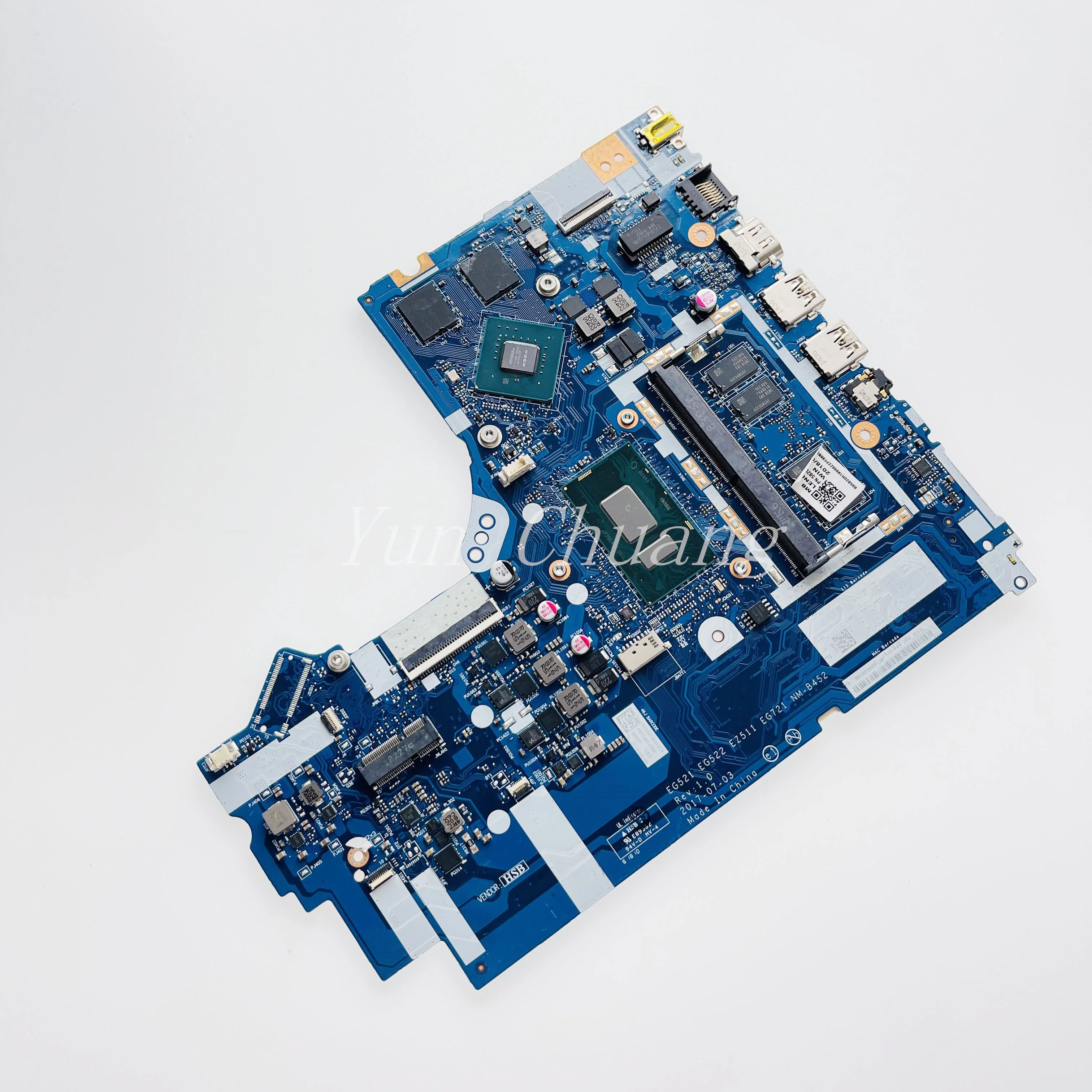 Imagem -04 - Placa-mãe do Portátil para Lenovo Ideapad Eg721 Nm-b452 33015ikb 320-15ikb 520-15ikb I58250u I79550u Mx150 2g 4g Ram 5b20r19909