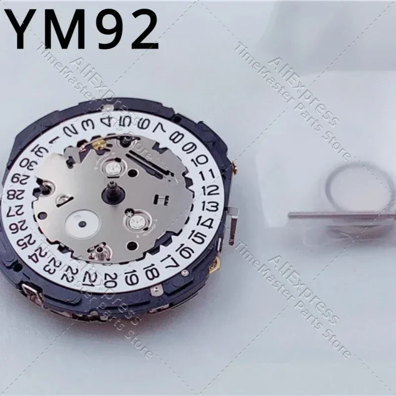 Japoński mechanizm YM92A Nowy YM92 6.9.12 W pełni automatyczny kwarcowy 12-calowy drugi mechanizm chronografu centralnego