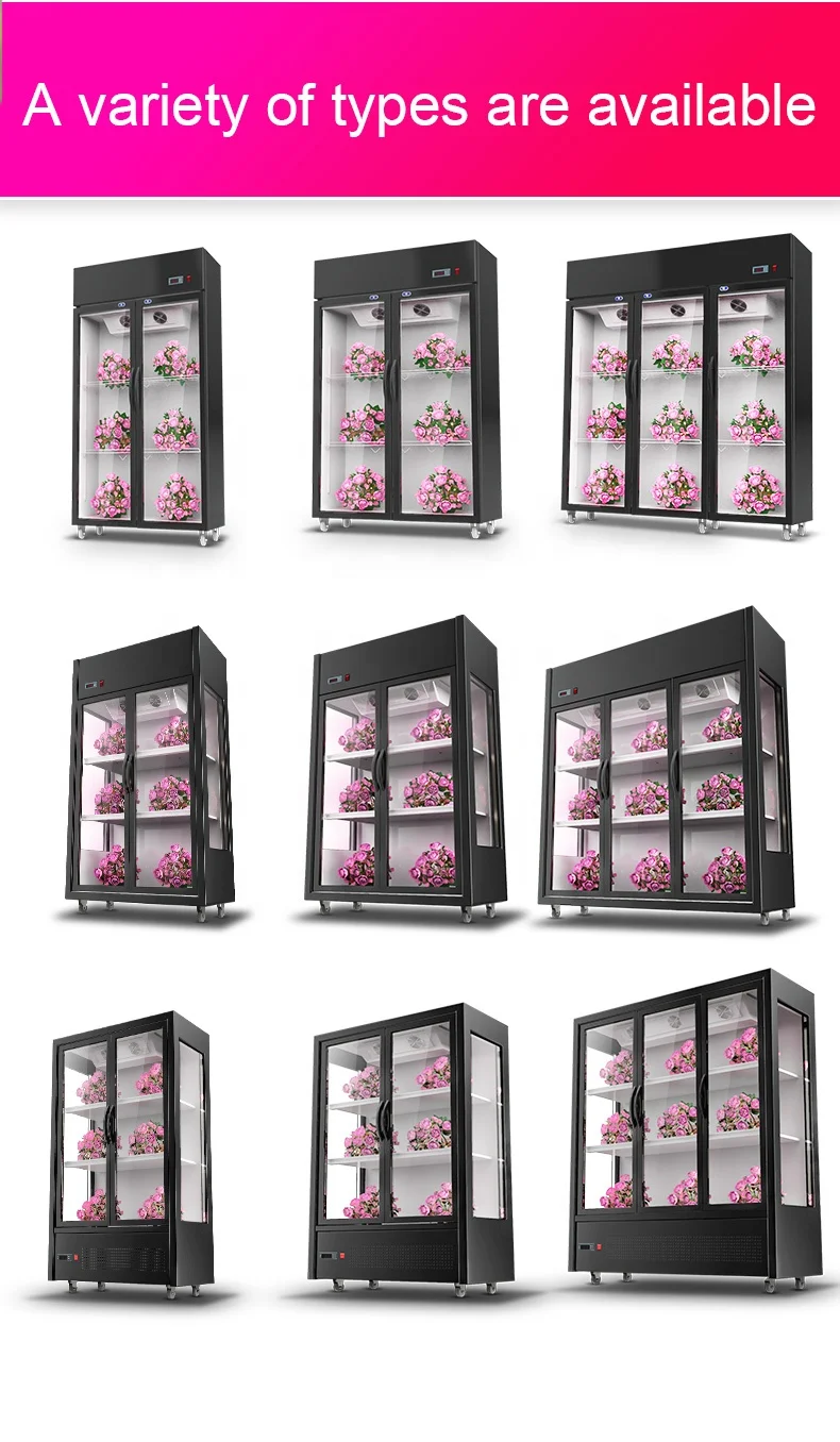 Flower Display Refrigerator Cabinet