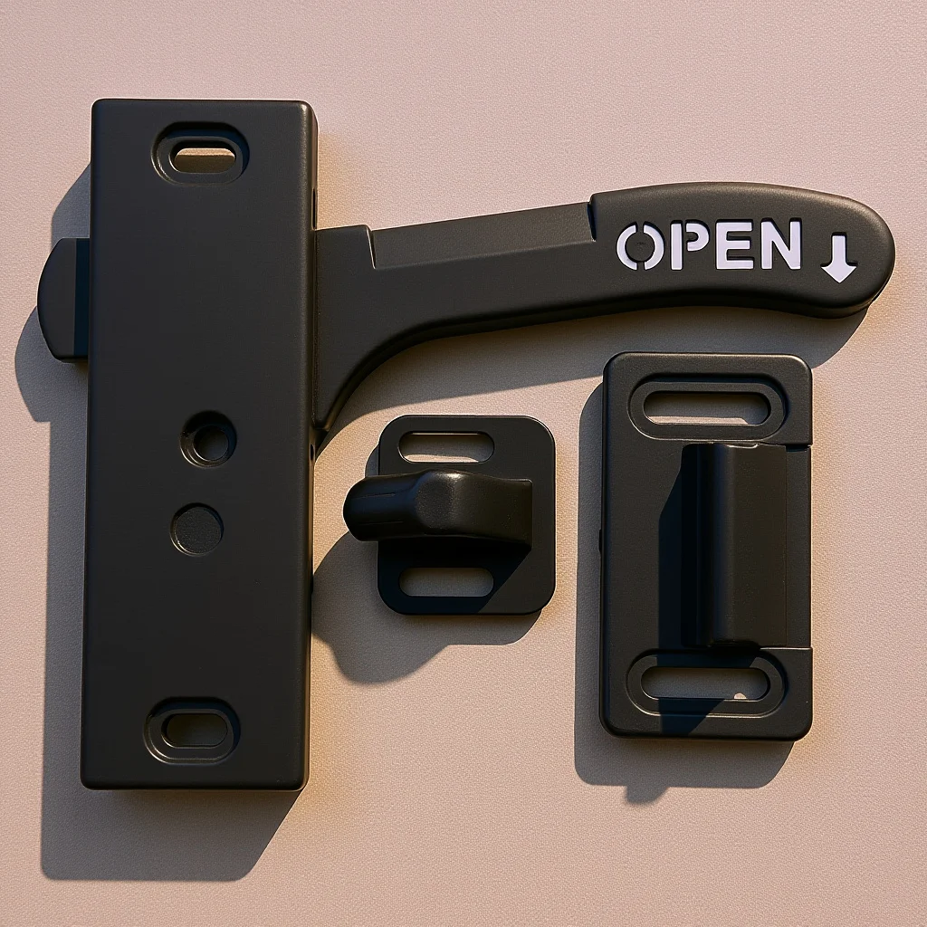 

1Set Rv Screen Door Locking Replacement Right Hand Handle Heavy Duty Latch for Rv Trailer Camper Exterior Door Assembly