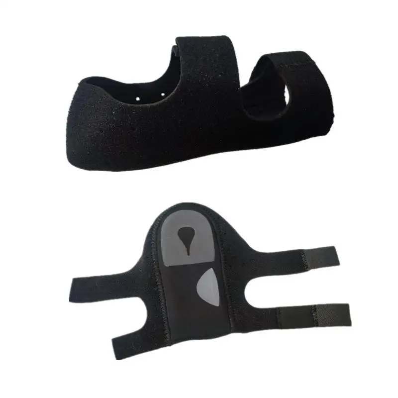 2Pcs Adjustable Drop Foot Brace With Dual Fix Straps Breathable Fabric For Foot Injury Recovery Support