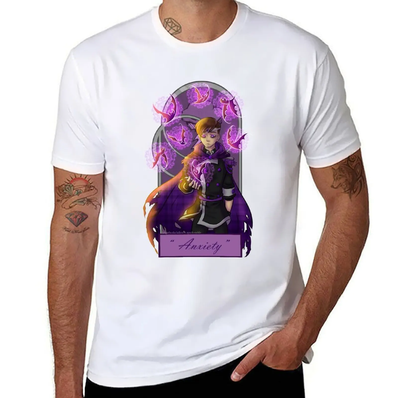 

Royal Sides- Virgil Sanders : Shadow Bats T-Shirt cotton tshirt 100% t shirt man plain t shirt custom print T-shirt