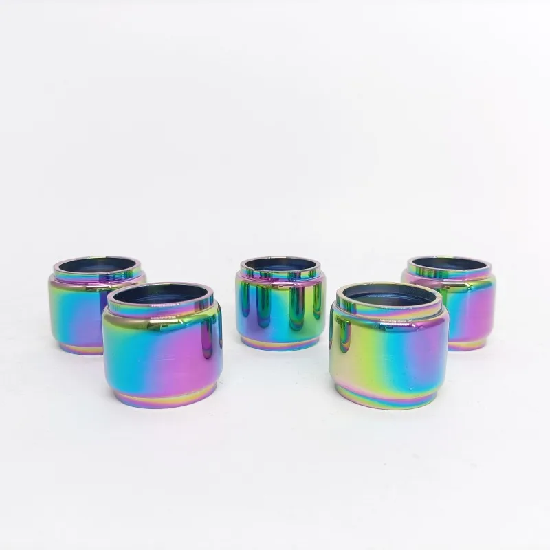3PCS Rainbow Glass Tank For SMOK TFV16 tank 9ml / TFV16 Lite tank 5ml / TFV18 Tank 7.5ml / Morph 2 kit 7.5ml / TFV12 PRINCE 8ml