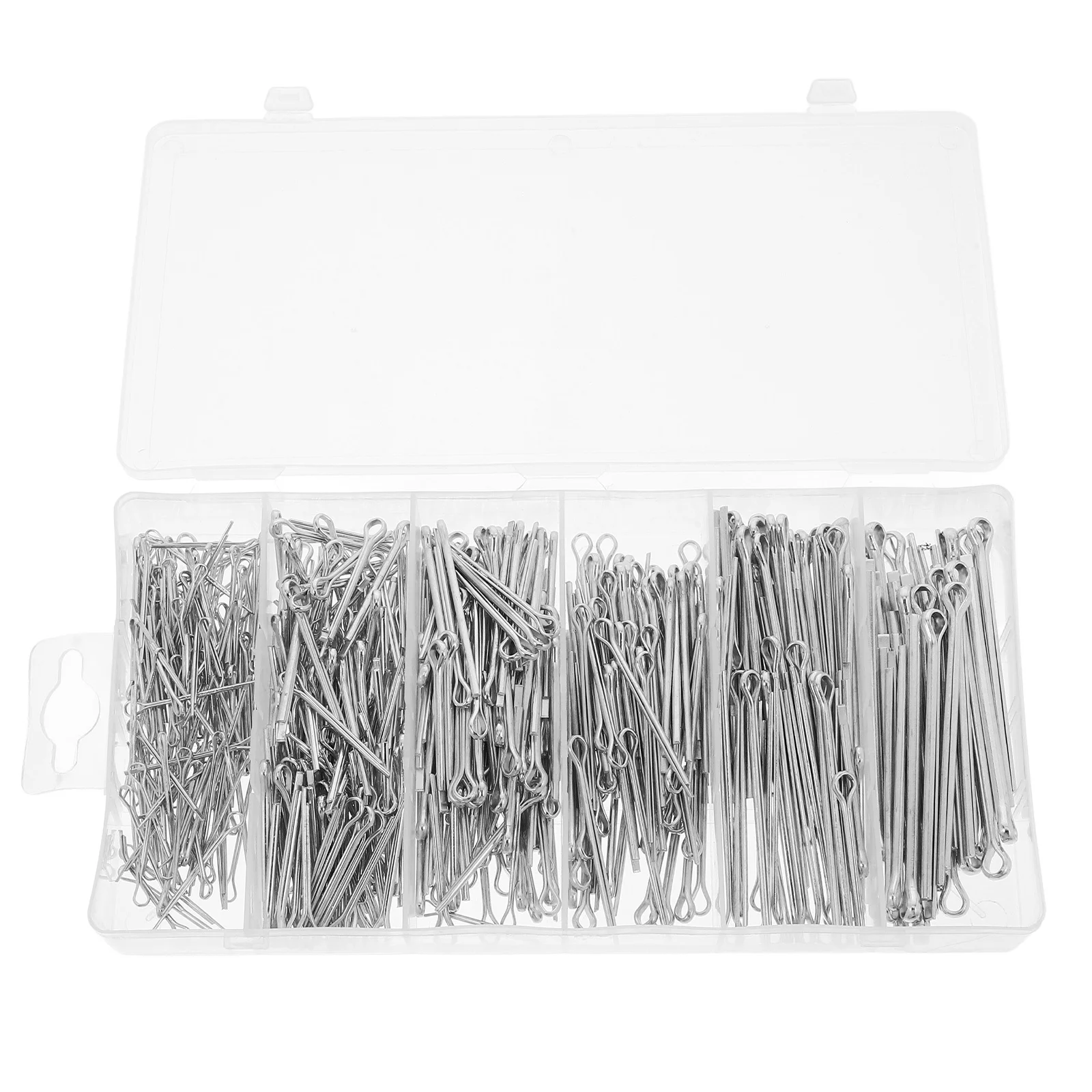 

Box Stainless Steel Cotter Pins High Strength Fasteners for Tractor Trailer Mower Pin Clip Assortment Pin Kit Steel Cotter