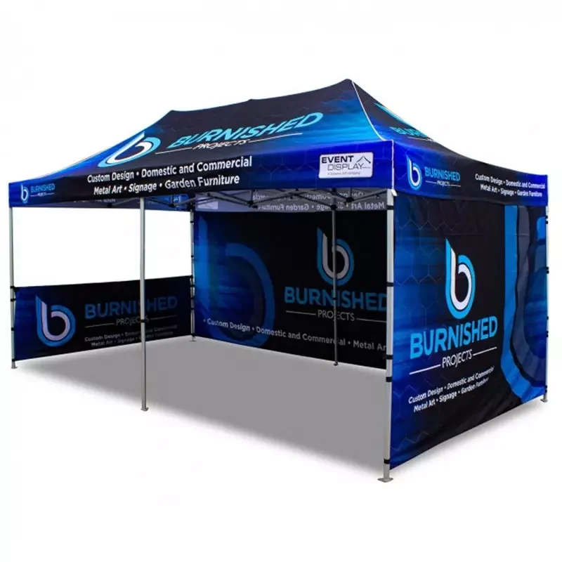 Trade show tent Custom outdoor Pop Up folding tents 10x10 advertising logo exhibition event marquee