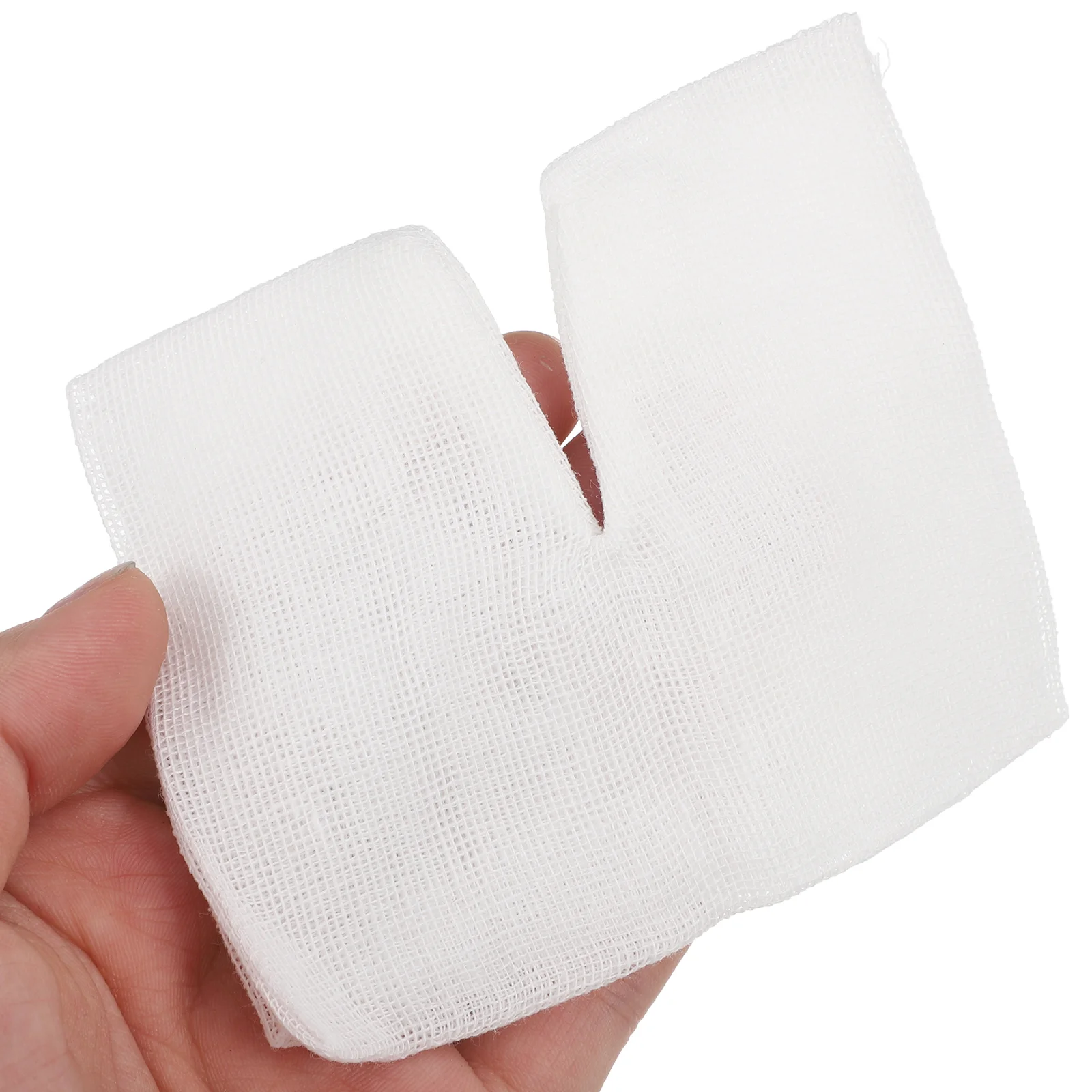 10 Packs Tracheostomy Intubation Cushion Medical Gauze Sterile Pads Wrap Split Emergency Bandages Non Adhesive Box