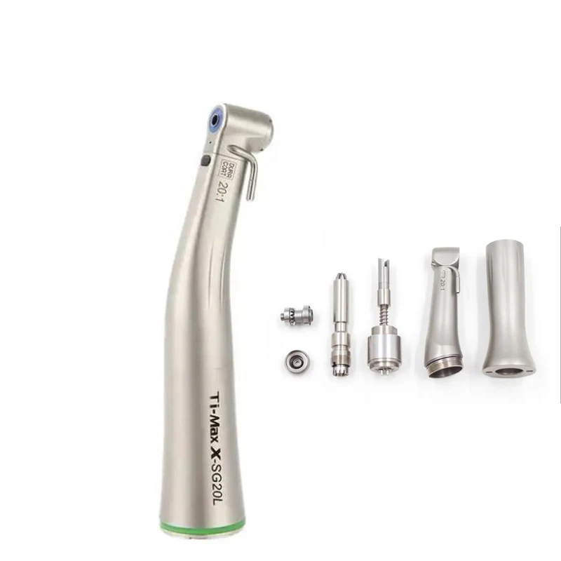 20:1 Fiber Optic Light Titanium Implant Low Speed Dental Reduction Handpiece