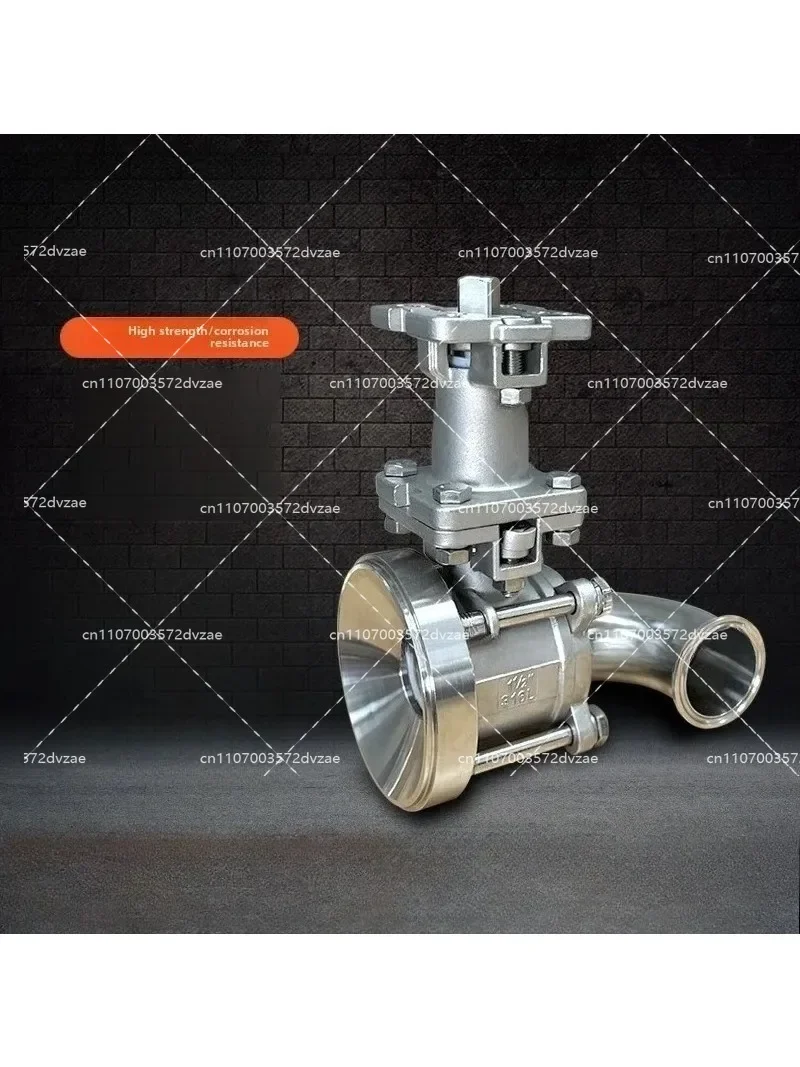 Stainless Steel Manual Discharge Valve for Barrel Bottom High Platform Kettle Tank Bottom Pneumatic Discharge Valve