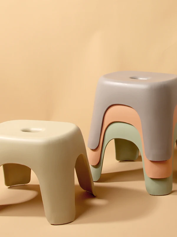 thickened-household-stool-small-stool-short-stool-durable-non-slip-bathing-baby-children's-bathing-small-board