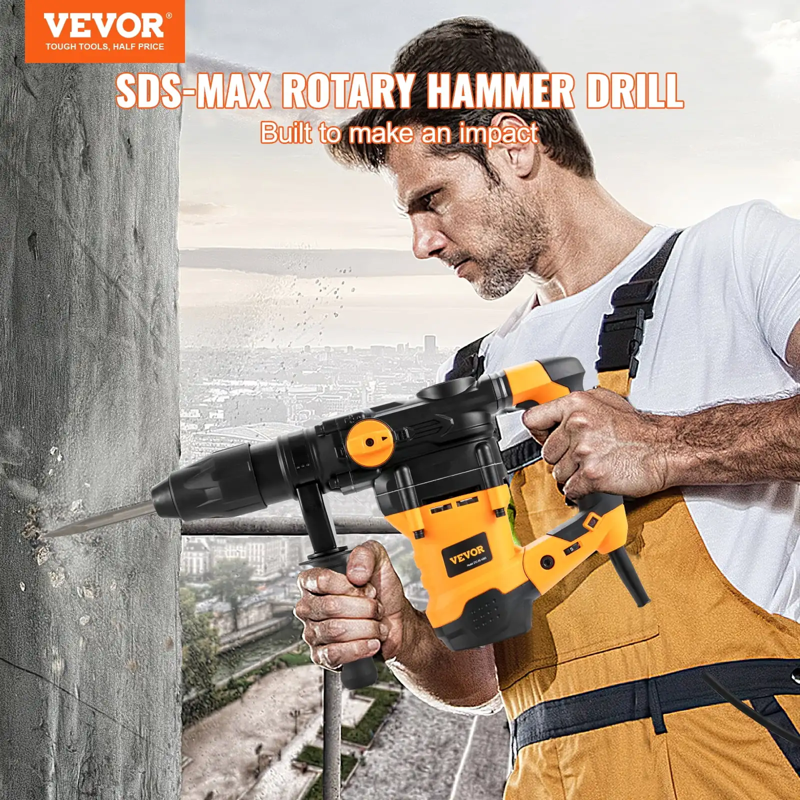 Rotary Hammer Drill Corded Drills 1-9/16