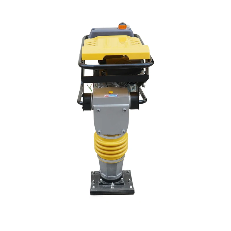 Compattatore jack di salto per macchina costipatrice con componente centrale motore