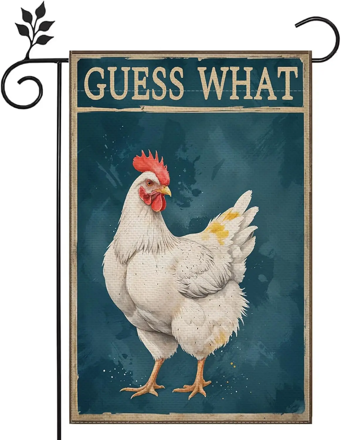 Funny Welcome To Our Coop Chicken Garden Flag 12x18 inch Double-side burlap Home Decoration Outdoor Yard Flag Decoration LLO uui