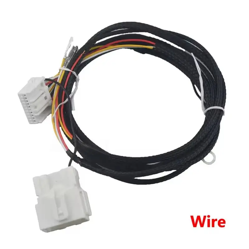 ABQB-Steering Wheel Button Switch Wiring Harness Kit For Honda Jazz/Fit 08- 14& For Civic 06- 11 For Dashboards DVD Systems Seam