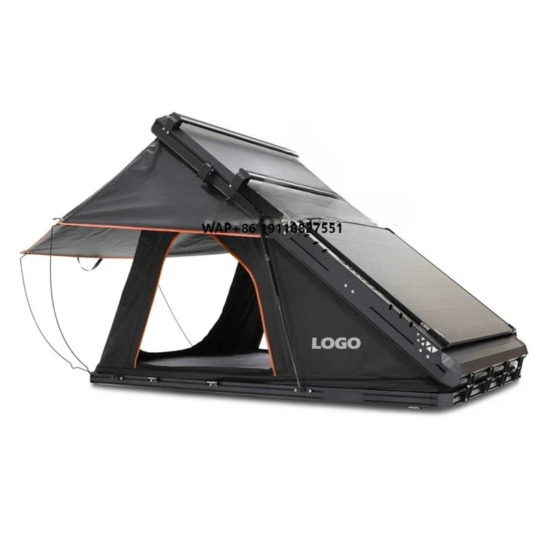 AlpinePeak Gear Low MOQ Lightweight Waterproof Car Roof Tent Quick Setup Aluminum Shell Four-Season Use One Bedroom for