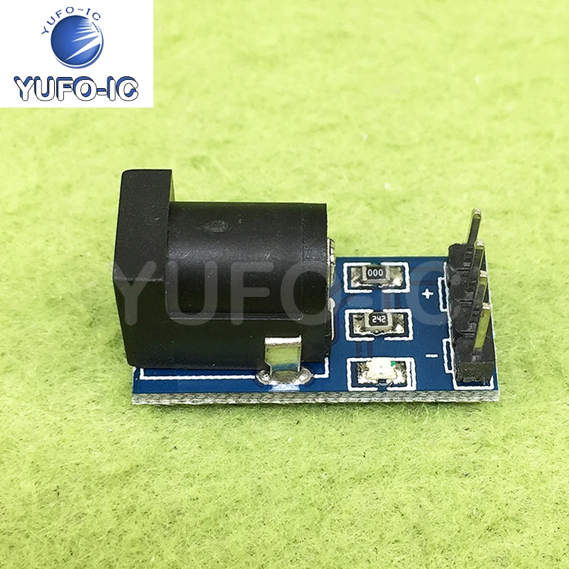 Free Ship 5pcs DC Power Transition Socket DC Power Module 2.1mm Switchboard