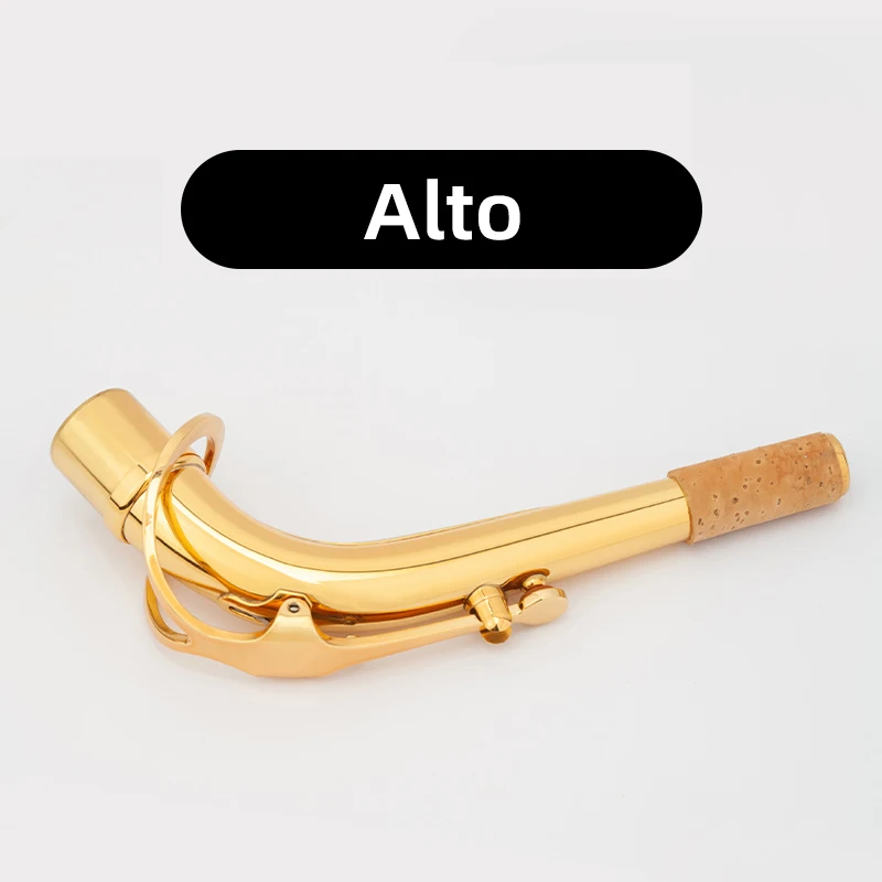 Es-Flat-Altsaxophon-Instrument, gebogener Hals, Mundstück, universell für Tenor-B-Flat-Saxophon – Detail 7