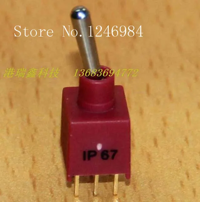 [SA]ES-5C -pin dual six feet two tranches M5.08 small toggle switch 2AD1 Deli Wei waterproof Q22--50pcs/lot