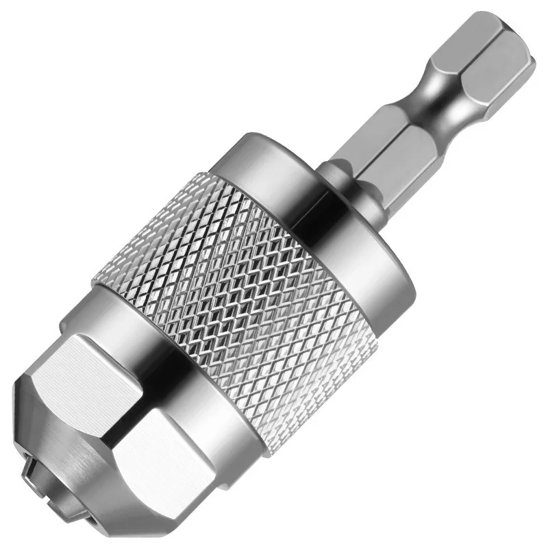 Drill Chuck Keyless Screwdriver Impact Driver Adaptor Electric Micro Motor Clamp Mini Chuck Fixture Hex Shank Drill Bits Adapter