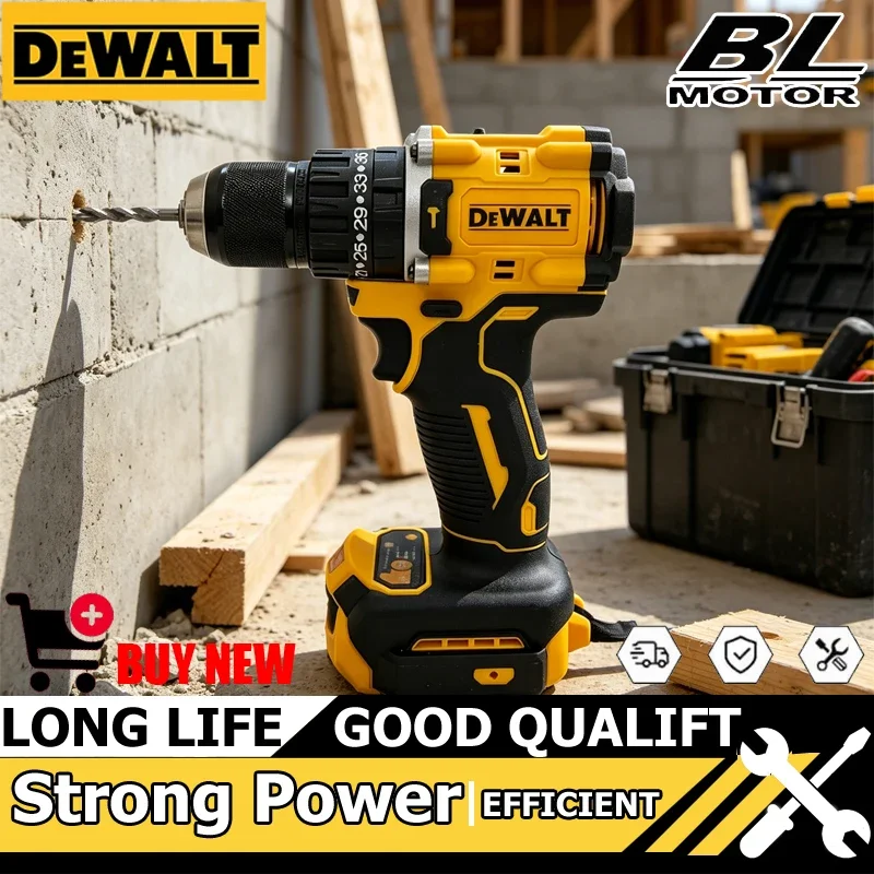 

Аккумуляторная ударная дрель DEWALT DCD805 с бесщеточным двигателем, компактная, многофункциональная, литиевая, электроинструмент