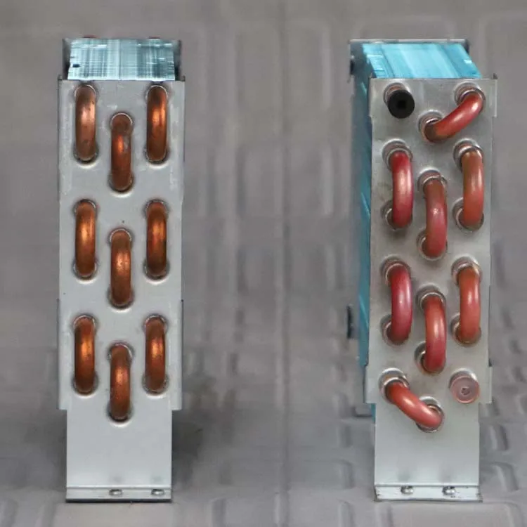CP3x6x120 Miniature Compact Condenser Air-cooled Copper Tube Finned Heat Sink with Fan - Refrigerator Evaporator