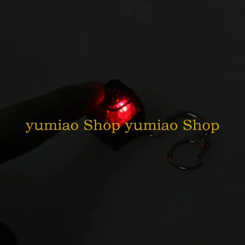 587B RGBs Backlit XDA Transparent Keycaps Tester Keyboards Switches Keychains Toy Switches Testing Tool for Stress Relief