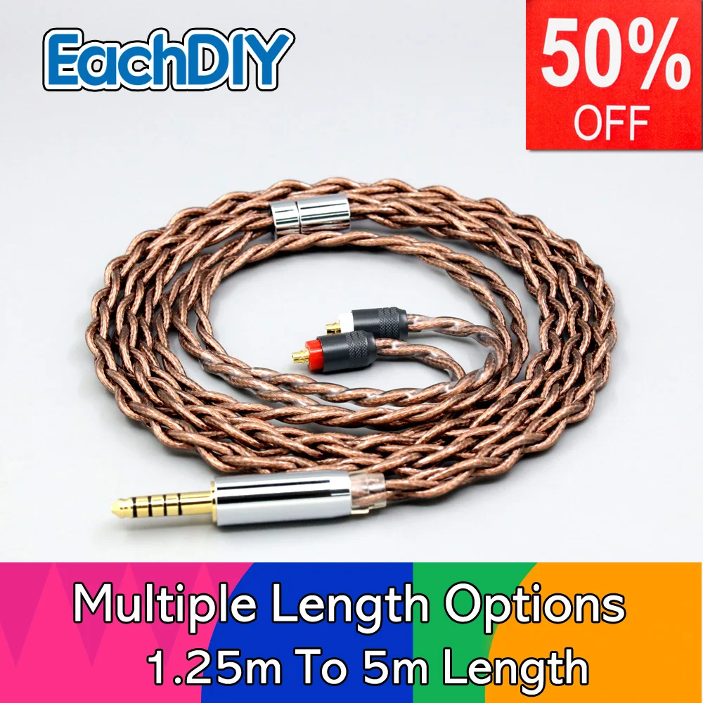 

99% 24k Gold 7n Pure Silver Graphene Shield Earphone Cable For Sony IER-M7 IER-M9 IER-Z1R Headset Headphone LN008518