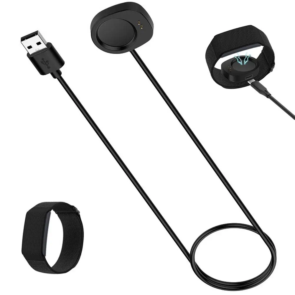 1m Snelle Usb-oplaadkabel Voor Huami Amazfit Balance2 A2286 Smart Wacth Accessoires Oplader Adapter Cord Power Dock D4P9