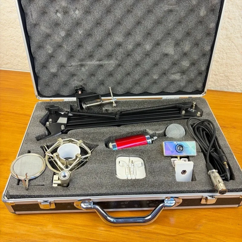 For Live Streaming Recording Microphone Set, Singing Karaoke Mic Kit